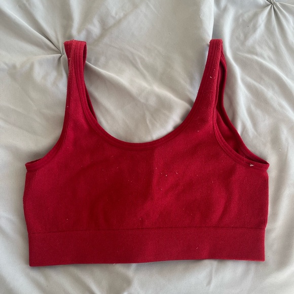 Urban Planet Tops - 3/$10 ALL BRA TOPS!!!! urban planet ribbed bra top red. no tag but fits small
